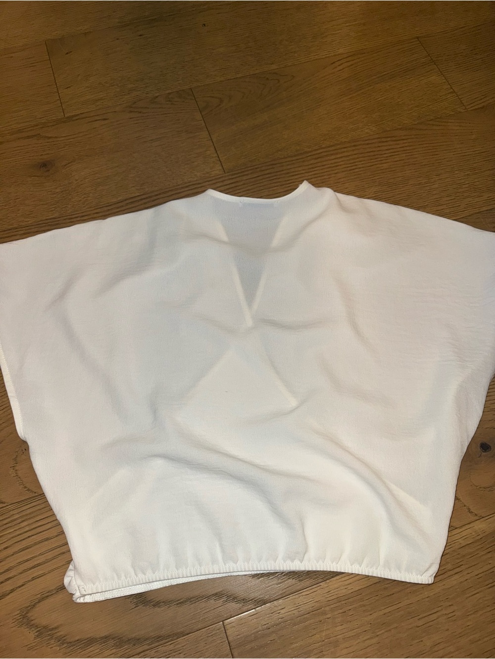 White wrap blouse - Picture 3 of 3